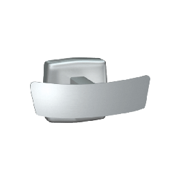 Robe Hook - Double - Satin Stainless Steel - Surface Mounted - 7345-S