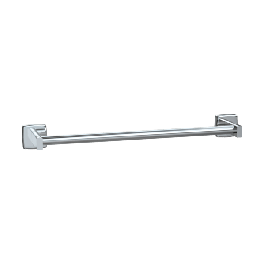 Towel Bar  - Round - Satin Stainless Steel - 30"L - Surface Mounted - 7355-30S