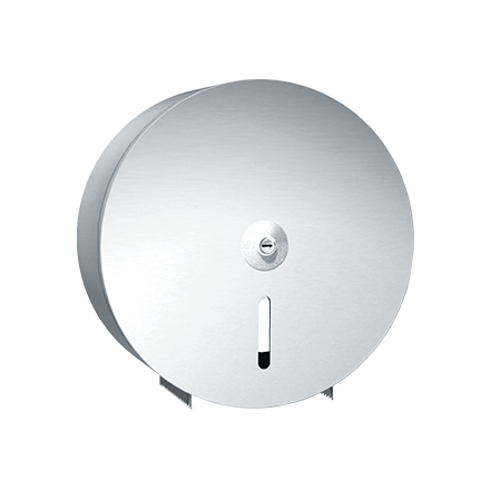 Single Jumbo Roll Toilet Tissue Dispenser - Round - Surface Mounted - 0042