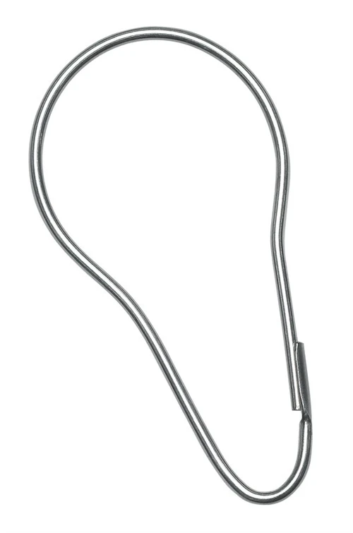 Bradley Shower Curtain Hook, Stainless Steel Spring