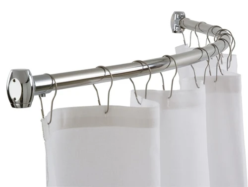 Bradley Curved Shower Curtain Rod, 1" OD