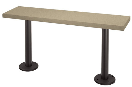 Bradley Black Aluminum Pedestal