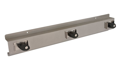 Bradley Mop & Broom Holder, Stainless Steel