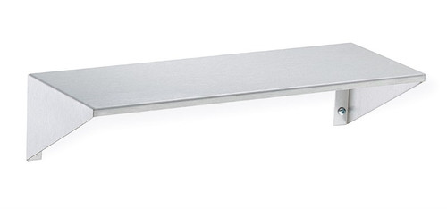 Bradley Shelf, Stainless Steel, Surface Mounted, 12W x 5D