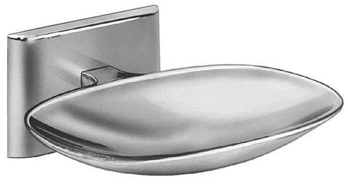 Bradley Soap Dish, Polished Brass, Surface Mounted