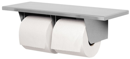 Bradley Toilet Tissue Dispenser With Shelf