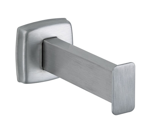 Bradley Towel Hook, Satin Stainless Steel, Surface Mounted