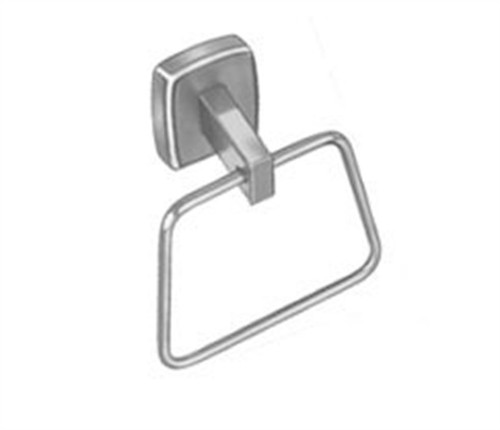 Bradley Towel Ring, Satin Stainless Steel, Surface Mounted