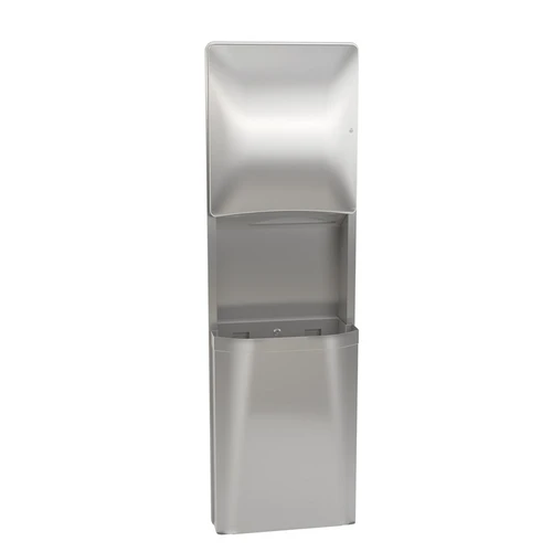 Bradley Towel/Waste Combo, 12 Gal, Surface Mounted