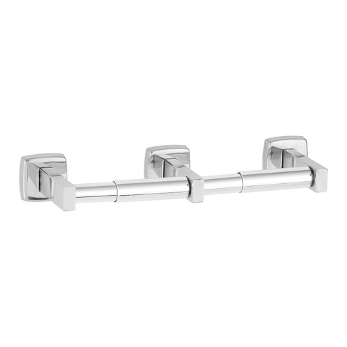 Bobrick B-76867 Surface-Mounted Toilet Tissue Dispenser, Satin Finish, Two Rolls