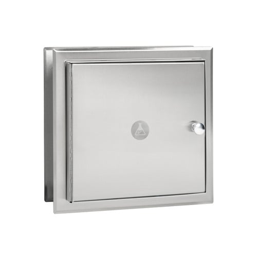 Bobrick B-505 Recessed Specimen Pass-Through Cabinet, Satin Finish