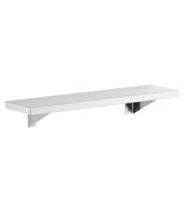 Bobrick B-298 x 18 Surface-Mounted Utility Shelf, Satin Finish, 18" (455mm) Length