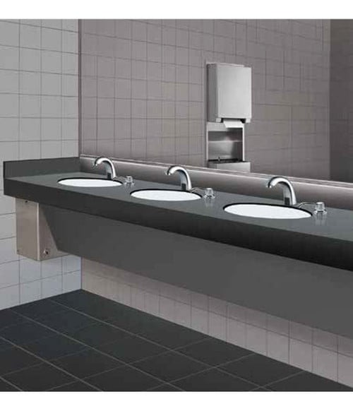 Bobrick B-830 SureFlo® Cabinet for Manual Multi-Feed Foam or Liquid Soap Dispensing System, 12-L