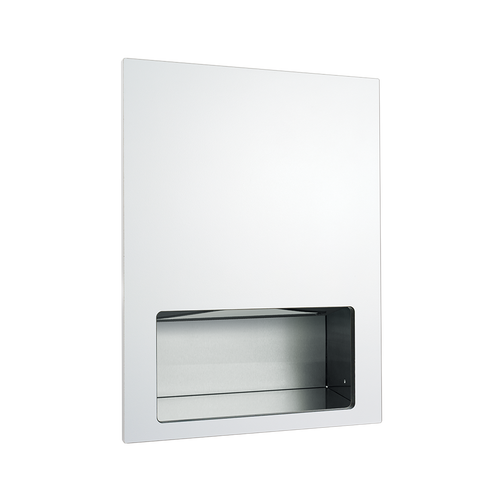 PIATTO™ COMPLETELY RECESSED PAPER TOWEL DISPENSER - White Phenolic Door - 6457-00