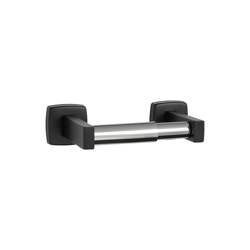Matte Black Toilet Tissue Holder (Single) - Surface Mounted - 7305-41