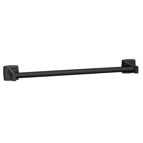 Matte Black Towel Bar (Round) - Surface Mounted - 7355-24-41