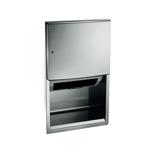 ROVAL™ RECESSED AUTOMATIC ROLL PAPER TOWEL DISPENSER - 204523A