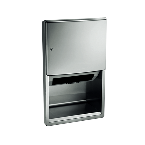 ROVAL™ SEMI-RECESSED AUTOMATIC ROLL PAPER TOWEL DISPENSER - 204523A-6