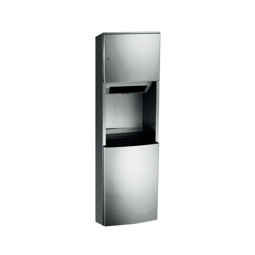 ROVAL™ SURFACE MOUNTED AUTOMATIC ROLL PAPER TOWEL DISPENSER & WASTE RECEPTACLE - 204692AC-9