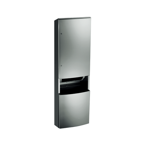 ROVAL™ SURFACE MOUNTED AUTOMATIC ROLL PAPER TOWEL DISPENSER AND WASTE RECEPTACLE - 2046921AC-9 - 2046921AC-9
