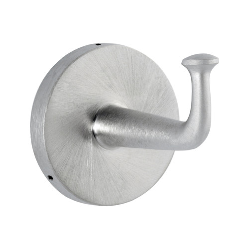 Bobrick B-2116 Surface-Mounted Heavy-Duty Clothes Hook, Concealed Mounting, Satin Nickel-Plated