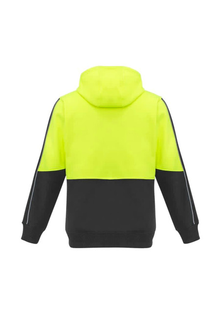 Unisex Hi Vis Full Zip Hoodie