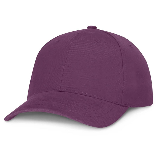 A purple Falcon Cap featuring a classic cap design with a curved visor and adjustable strap.