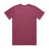 A maroon Classic Tee featuring a plain back design and a logo on the label.