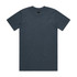 A dark grey classic tee with short sleeves and a round neckline, featuring a logo on the label.