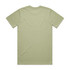 A plain, light green Classic Tee with a crew neck and short sleeves, featuring a logo on the back.