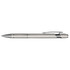 A sleek metal pen named Centra Pen, featuring a smooth silver finish and a textured grip for enhanced writing comfort.