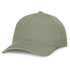 A Falcon Cap in a muted green color, featuring a classic six-panel design and a curved brim.