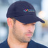 A navy blue cap featuring the logo of "Express Printing" prominently displayed on the front.