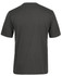A dark green T-shirt showing the back view, featuring short sleeves and a plain design with a logo.