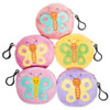 Coin Purse - Plush Butterfly - 12 per pack