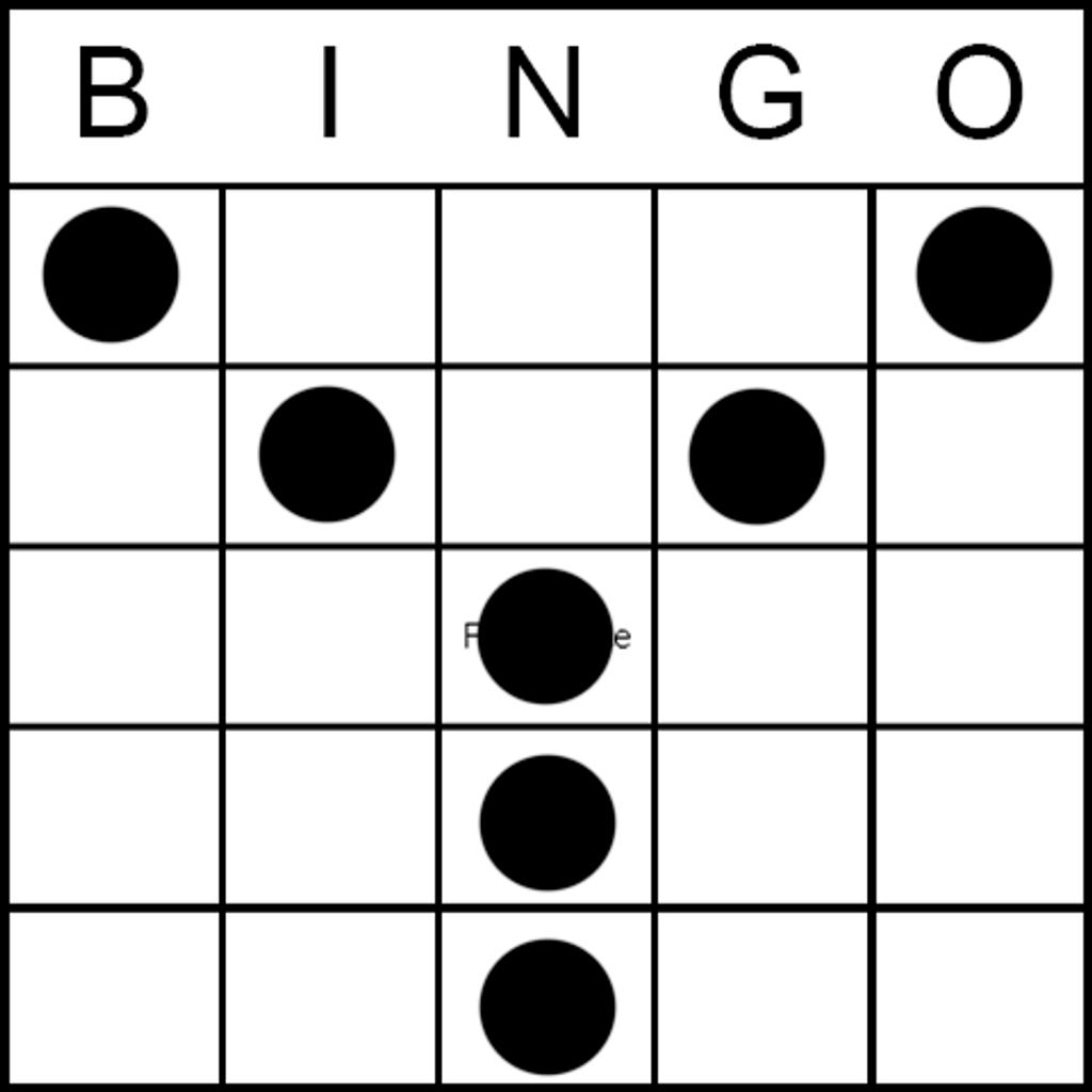 Bingo Game Pattern Letter Y bingo-game-pattern-letter-y