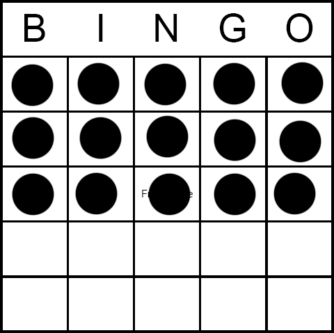 Bingo Game Patterns - Page 6 - Jackpot Bingo Supplies