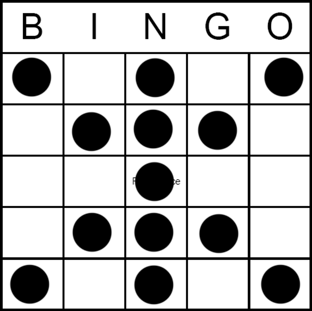 bingo patterns