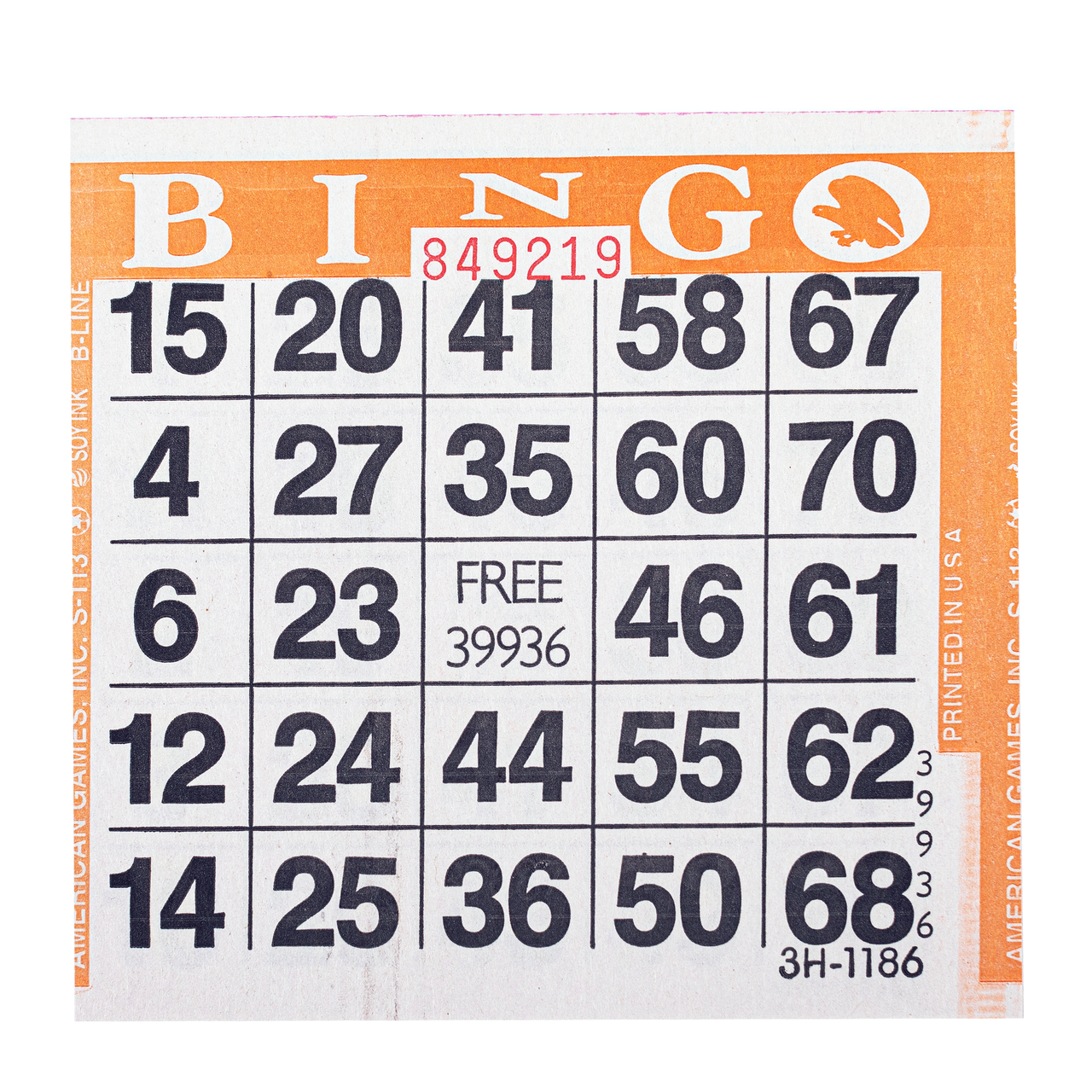 Hard Plastic Bingo Cards- Pack of 25