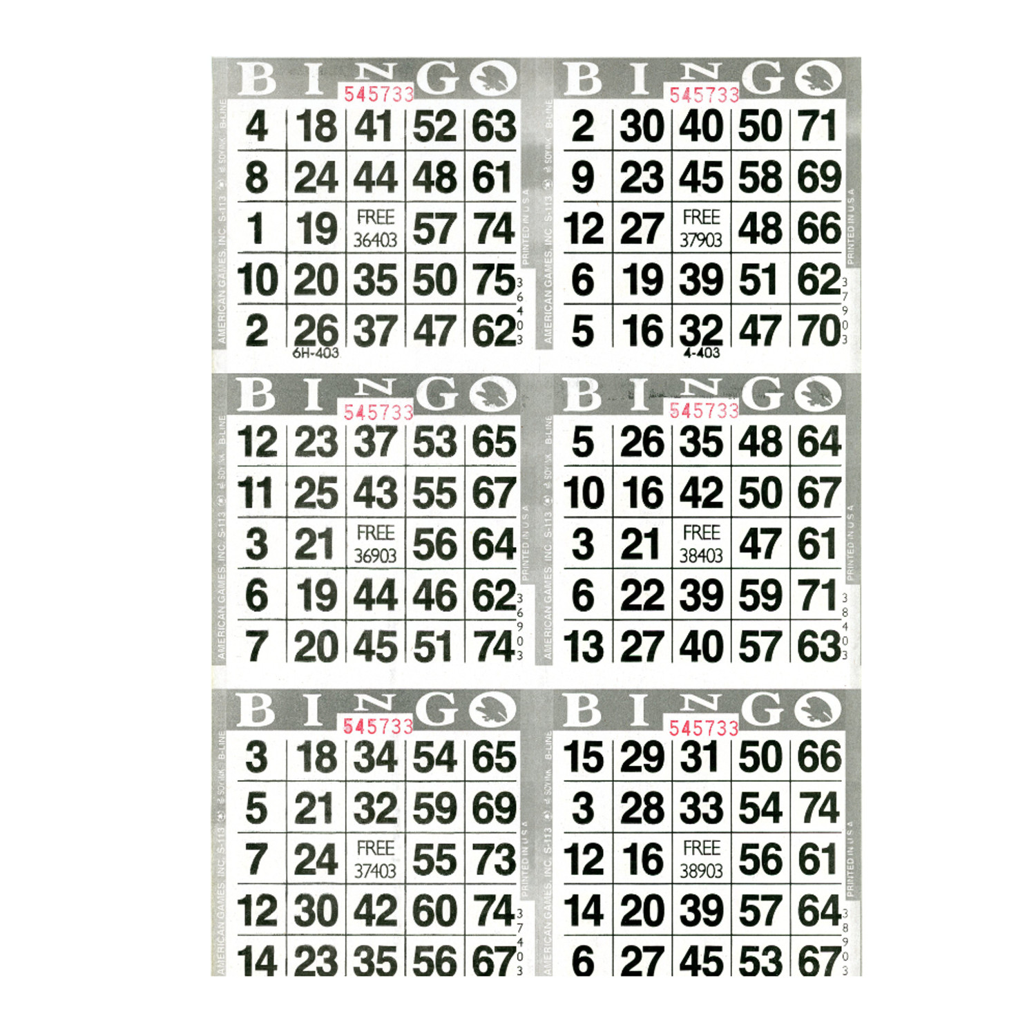 American Games Bingo Paper Game Cards - 6 cards - Brown - 500 sheets per pack, Made in USA american-games-bingo-paper-game-cards-6-cards-brown-500-sheets-per-pack-made-in-usa