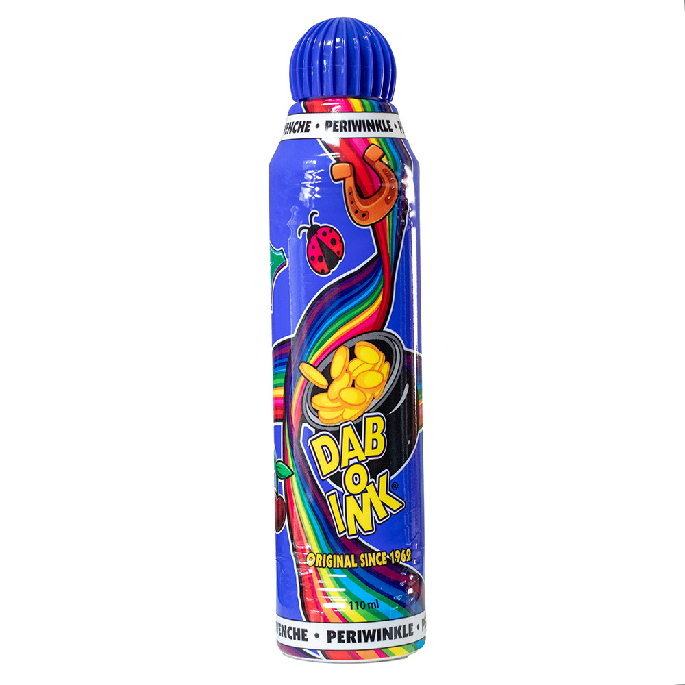 Dab-O-Ink Bingo Dauber - Periwinkle - 4 ounce size - One Bingo Ink