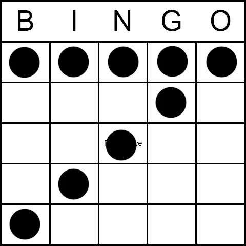 Bingo Game Pattern - Lucky 7