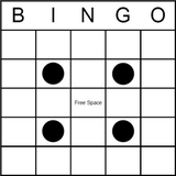 Bingo Game Pattern - Regular Bingo with 4 Corners
