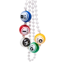 Lucky Bingo Ball Necklace