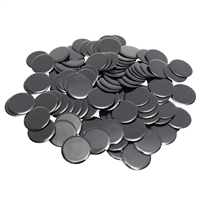 Plastic Bingo Chips Black 7/8 inch size 100 per pack Bingo Markers