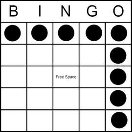 Bingo Game Pattern - Crazy L