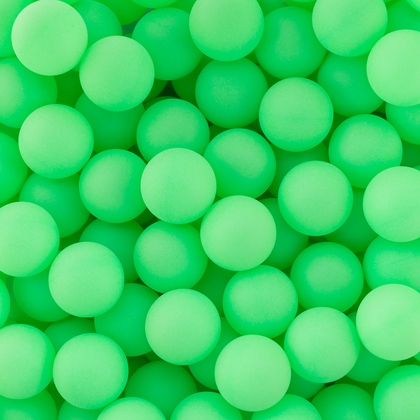 144 Ping Pong Balls - Green - 40mm size - Plastic Beer Pong Balls, Balls for Carnival Games, Arts and Craft, Party Decorations, Cat Toys