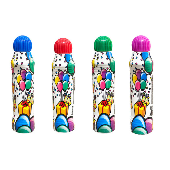 Happy Birthday Bingo Daubers - 4 pack - Blue, Red, Purple, Green - 3 ounce size - Bingo Ink Markers