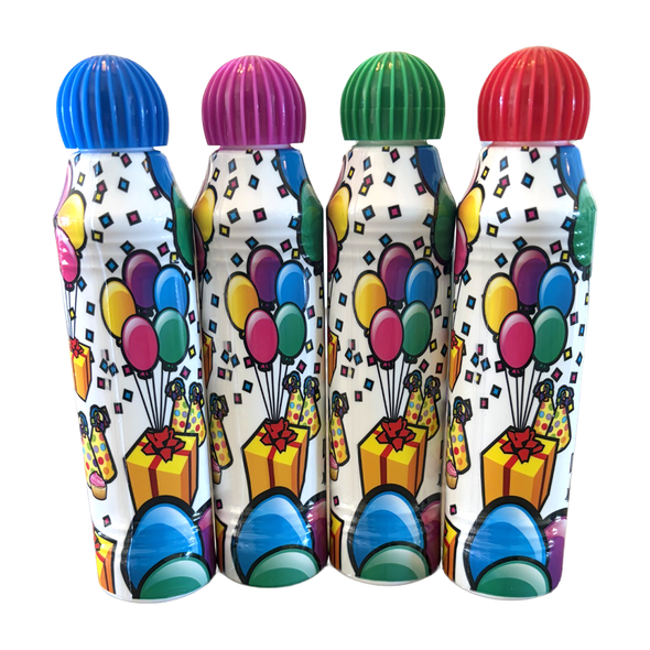 Happy Birthday Bingo Daubers - 4 pack - Blue, Red, Purple, Green - 3 ounce size - Bingo Ink Markers