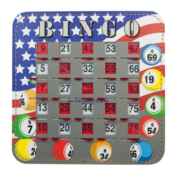 Bingo Shutter Cards - Patriotic Design - 10 per pack